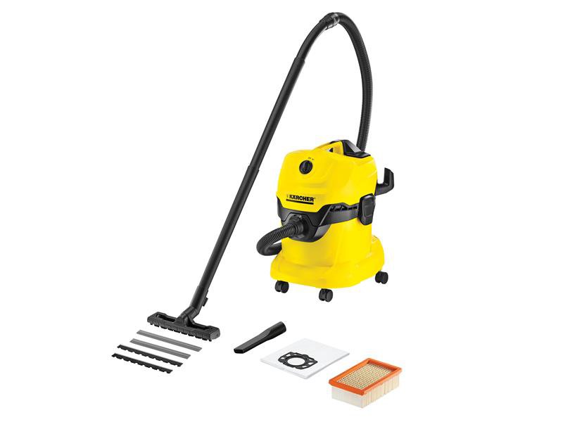 Karcher Wd 4 Wet & Dry Vacuum 1000w 240v from J&S Cleanco