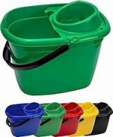 Green Mop Bucket 14l Complete