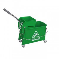 20L Speedy Mop Bucket and Wringer Green